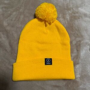 Yellow Select Cannabis Beanie Stoner Winter Hat